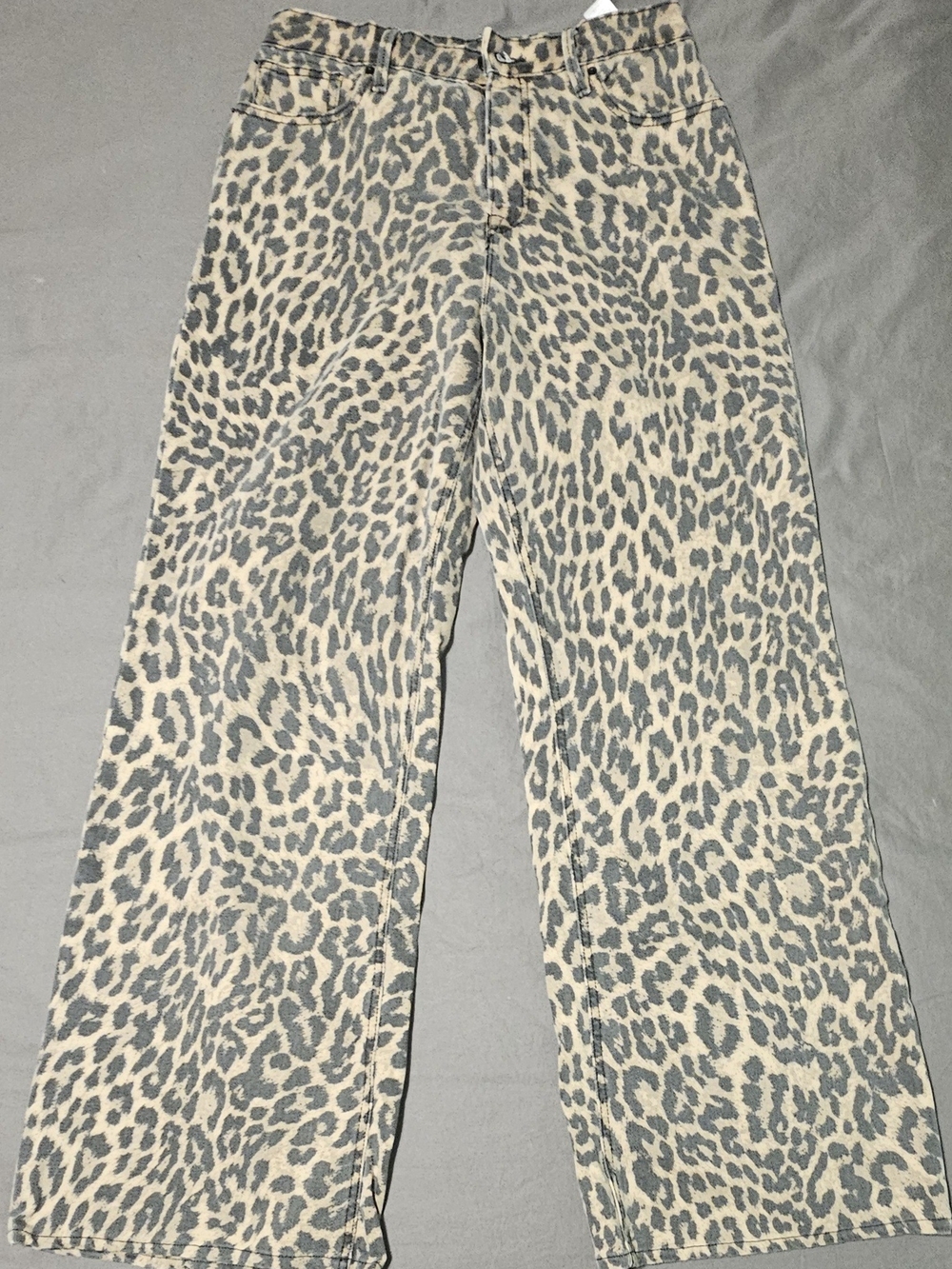 Good American Leopard Print Jeans 🐆 💛